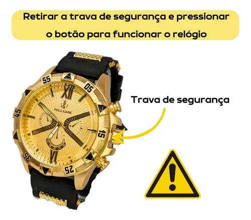 Kit C/ 5 Relogios A Prova Dagua + Caixa C/ Garantia