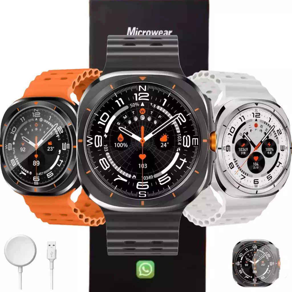 RELÓGIO SMARTWATCH ULTRA 47MM MICROWEAR WHATSAPP