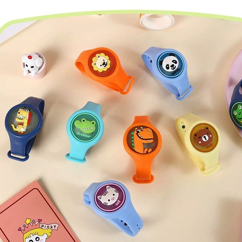 Pulseira Repelente Infantil Proteção Anti Mosquito Led