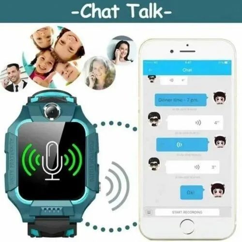 Relógio SmartWatch Infantil Com Rastreador GPS Chip e Câmera