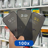 Kit 100 Películas Privacidade 3D – Proteção Completa | R$1,50 a Unidade