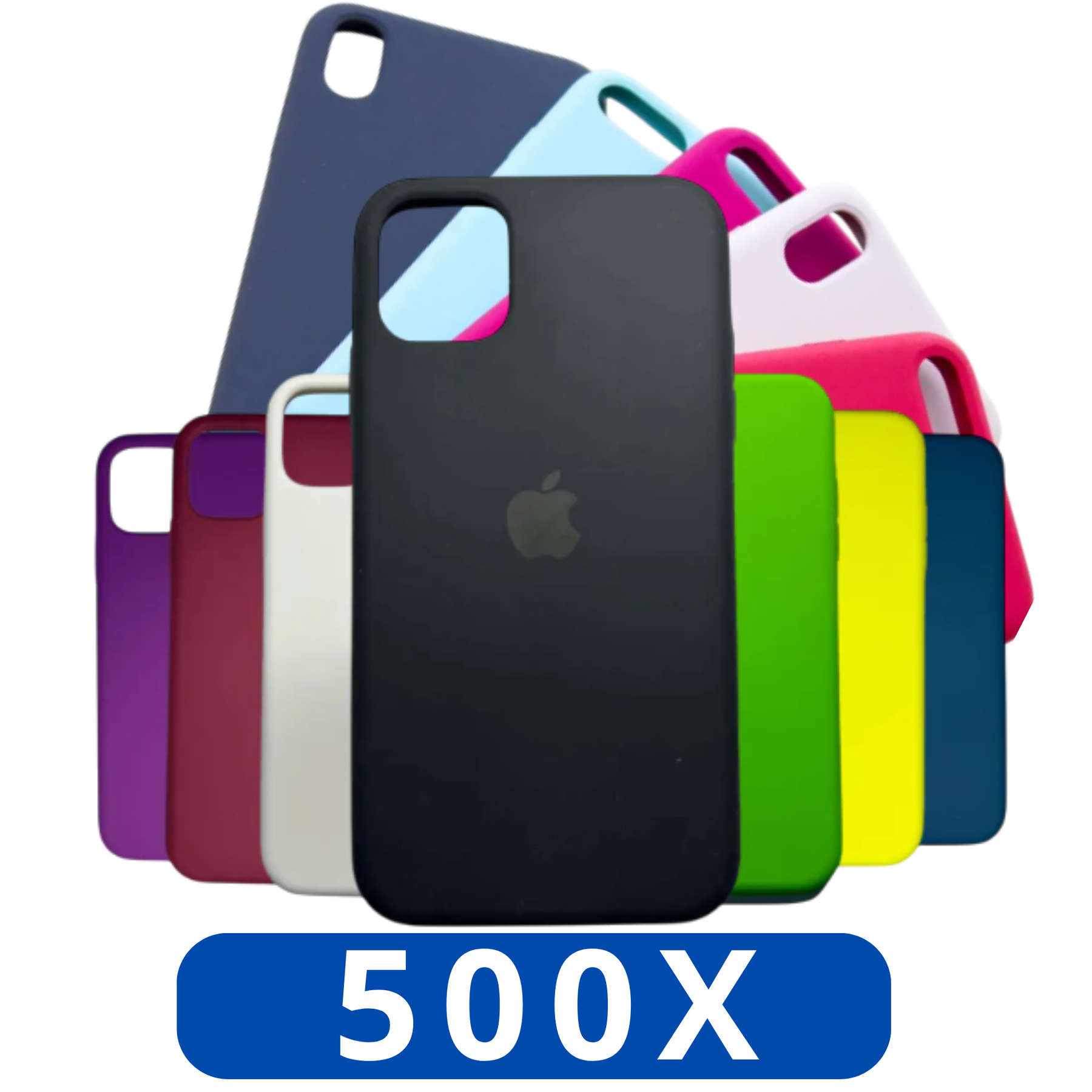 ⭐ KIT 500 CAPINHAS – “Kit Avançado 500 Capinhas Silicone Aveludadas – Estoque Forte”