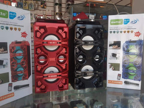 Caixa de Som 12W Amplificada com Bluetooth, USB e Microfone M874BT Cores Variadas