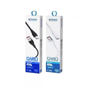 CABO DE DADOS USB 2.4A CARGA RÁPIDA 1M - EXBOM