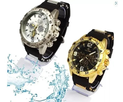 Kit C/ 5 Relogios A Prova Dagua + Caixa C/ Garantia