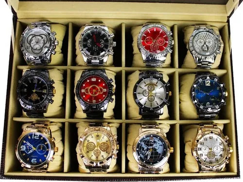 Kit 10 Relogio Atacado Kit Relogio Revenda Kit Relogio Masc