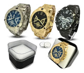 Kit C/ 5 Relogios A Prova Dagua + Caixa C/ Garantia