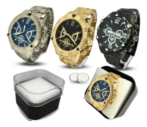 Kit C/ 5 Relogios A Prova Dagua + Caixa C/ Garantia