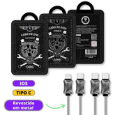 CABO DE DADOS PD 3.0A METAL - 1 METRO - FANCY