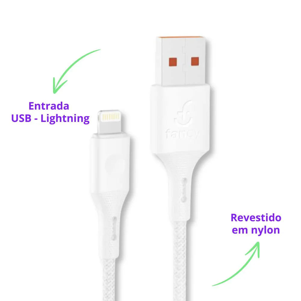 CABO DE DADOS TURBO 3.0A ROBUS - 1 METRO - FANCY - CA-08