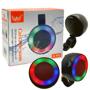 CAIXA DE SOM BLUETOOTH 3W C/ SUPORTE PARA BICICLETA - AL-7913