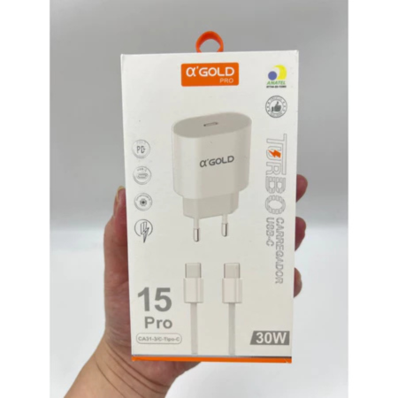 🔌 KIT 24 CARREGADORES COMPLETOS 30W TURBO ANATEL A’GOLD CA31 — DISPONÍVEL PARA USB-C E IPHONE!