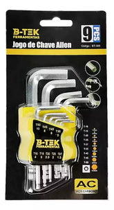 JOGO DE CHAVES ALLEN C/ 9 PÇS BT-385