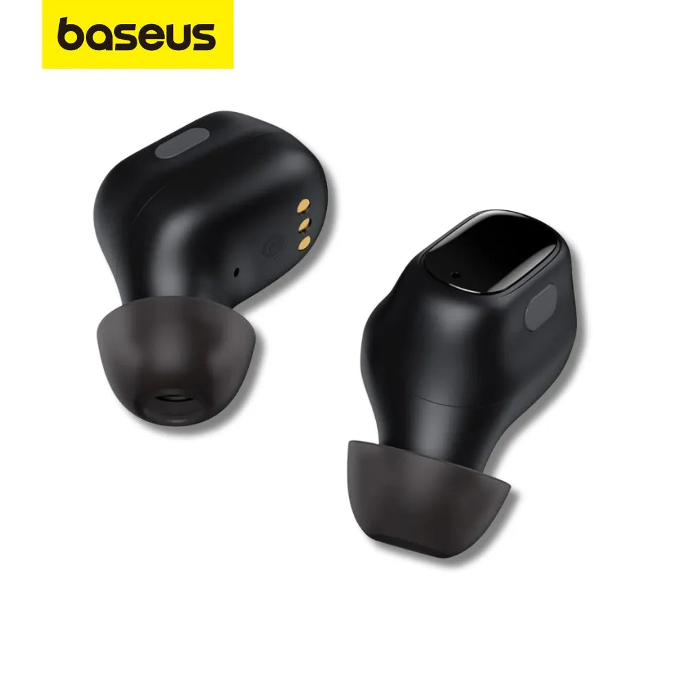 FONE DE OUVIDO BLUETOOTH BOWIE WM01 TRUE WIRELESS EARPHONES - CLUSTER BLACK - BASEUS