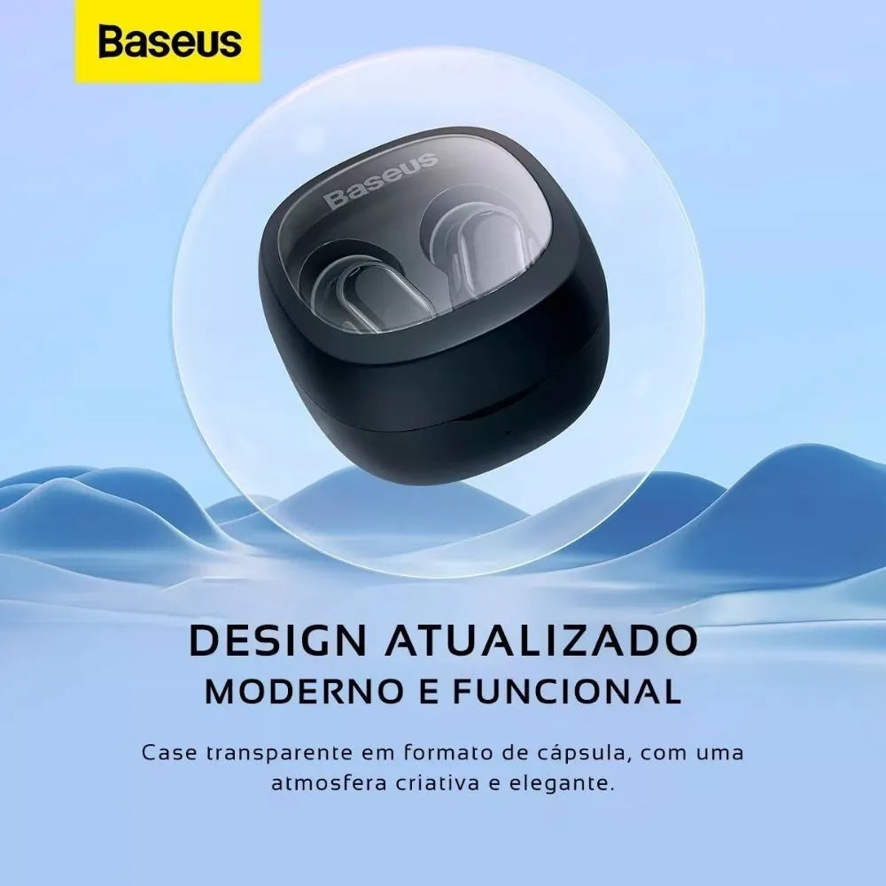 FONE DE OUVIDO BLUETOOTH BOWIE WM02 TRUE WIRELESS EARPHONES - BASEUS