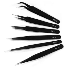 Kit de Pinças p/ Manutenção - 6Pçs - Exbom - 3357