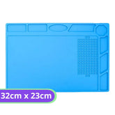 Manta Tapete Antiestática em Silicone p/ Manutenção de Eletrônicos 320mm x 230mm - 2668