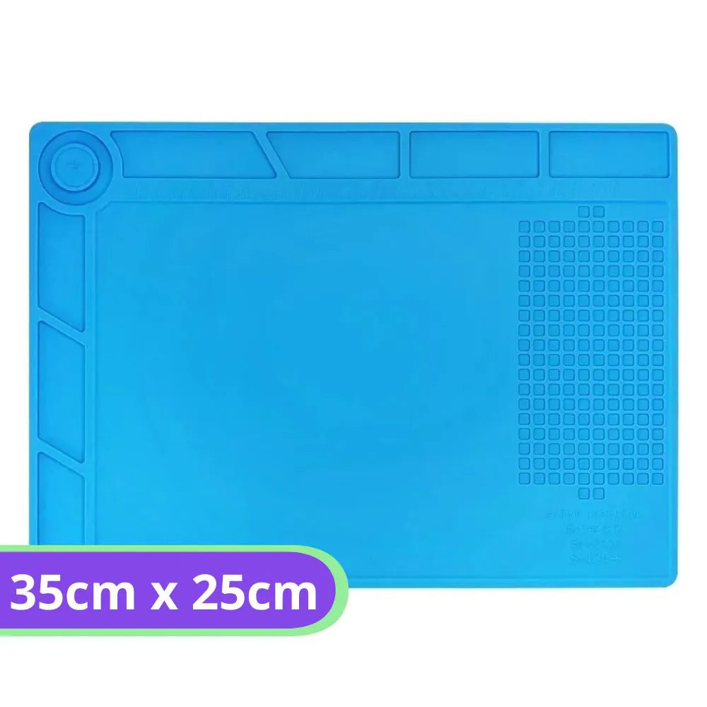Manta Tapete Magnético em Silicone p/ Manutenção de Eletrônicos 350mm x 250mm - 3032
