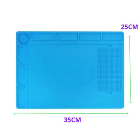 Manta Tapete Magnético em Silicone p/ Manutenção de Eletrônicos 350mm x 250mm - 3032
