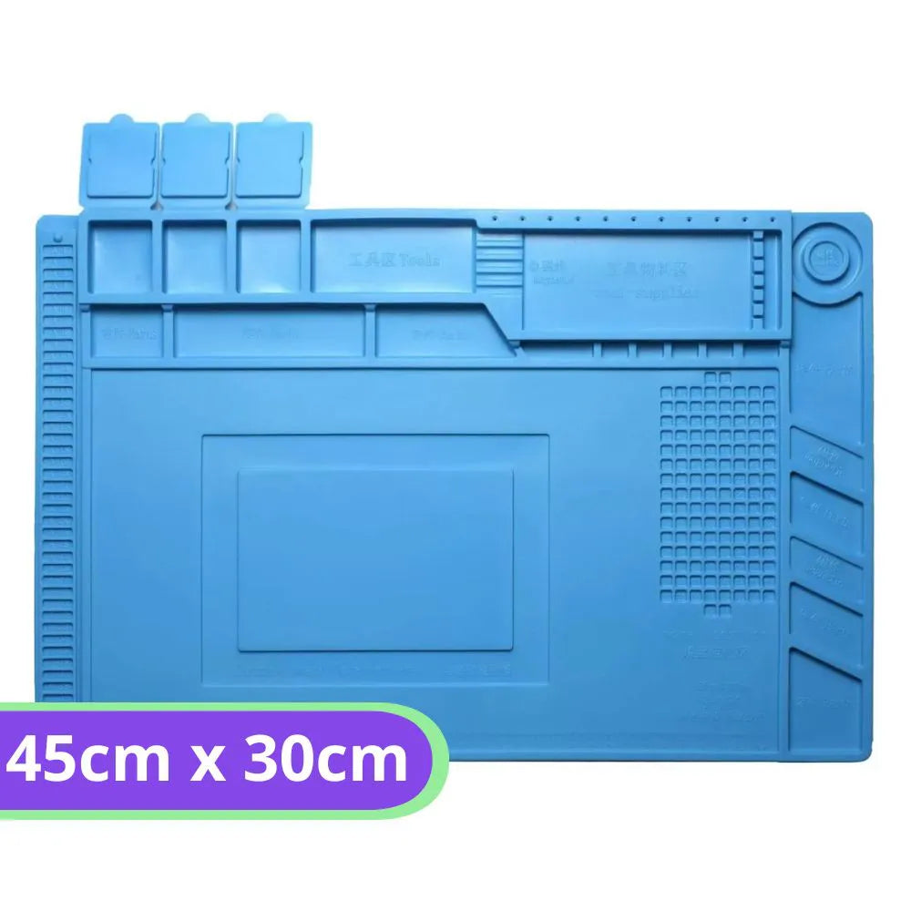 Manta Tapete Magnético em Silicone p/ Manutenção de Eletrônicos 450mm x 300mm - 3031
