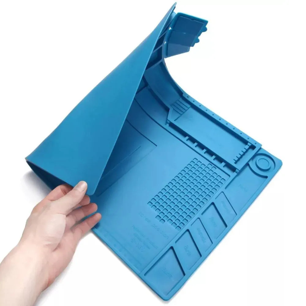 Manta Tapete Magnético em Silicone p/ Manutenção de Eletrônicos 450mm x 300mm - 3031