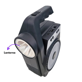 MINI CAIXA DE SOM BLUETOOTH 6W C/ LANTERNA - INOVA - RAD-8620
