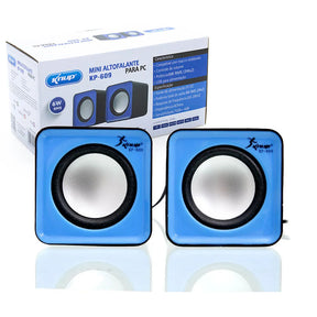 MINI CAIXA DE SOM USB 6W RMS - KNUP - KP-609