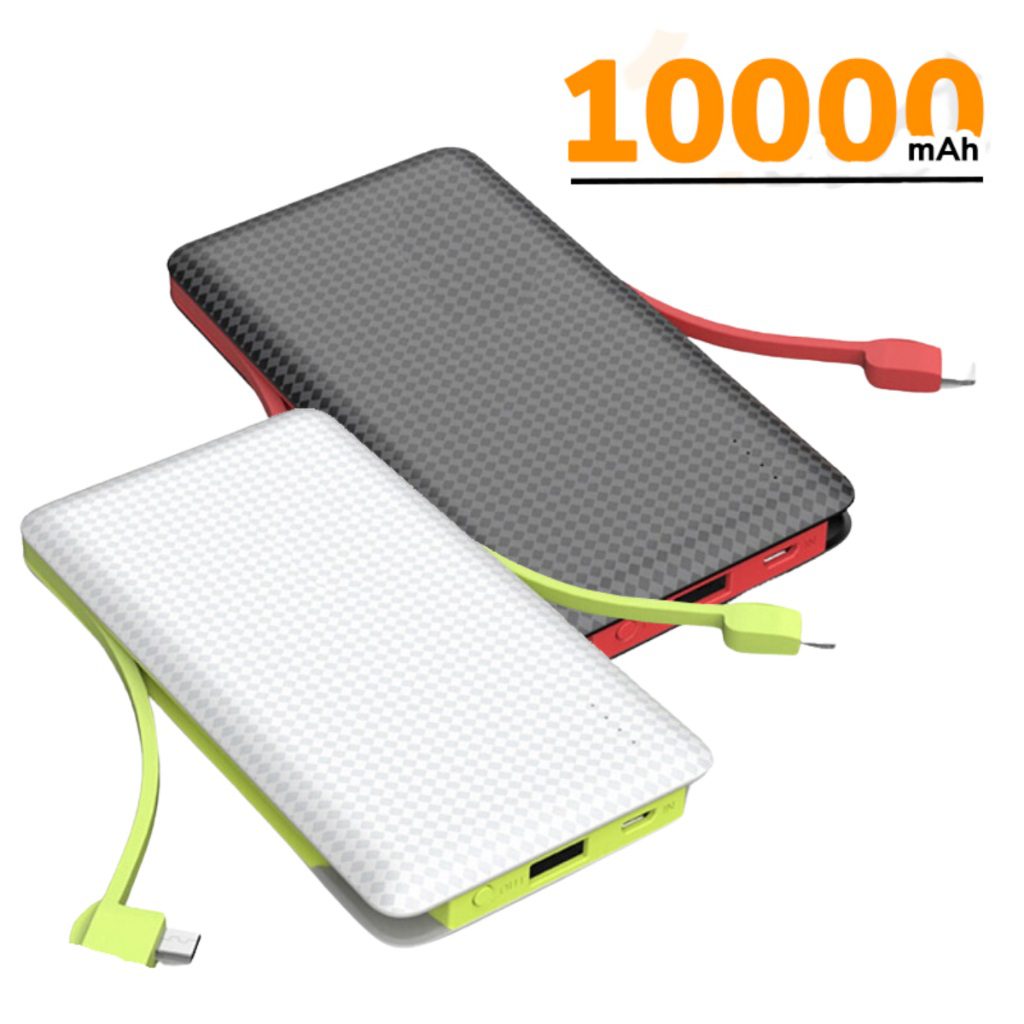 Power Bank Universal 10.000 Mah Carregador Celular Compatível Android e IPhone