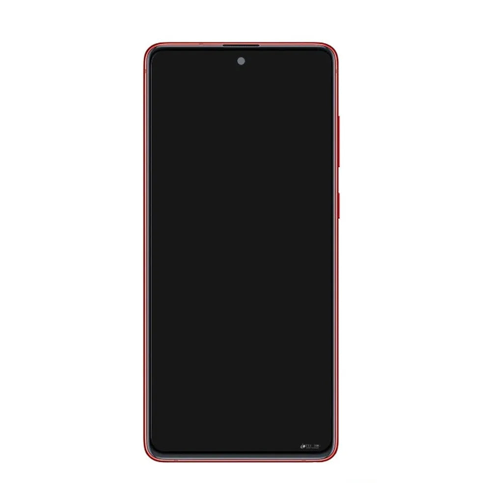 TELA DISPLAY LCD SAMSUNG GALAXY NOTE 10 LITE / N770 C/ARO VERMELHO ORIGINAL NACIONAL
